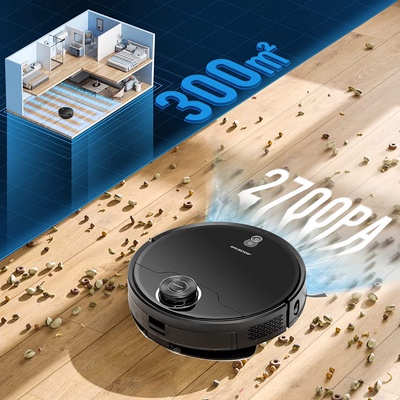 Robot Aspirador y Friegasuelos Laser Aigostar